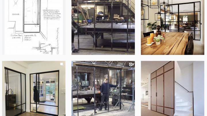 Een dag op Instagram. Doe inspiratie op voor de stalen deuren van Exclusive Steel in de socials.